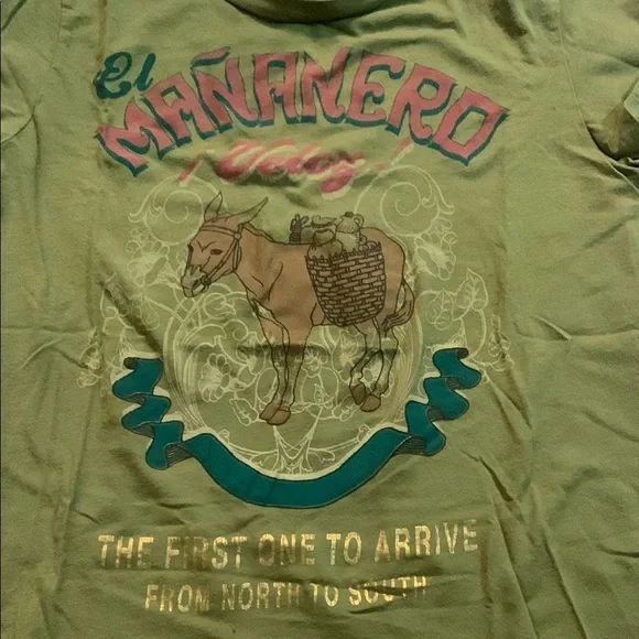 Old Navy Green Graphic T-Shirt - Picture 2 of 3